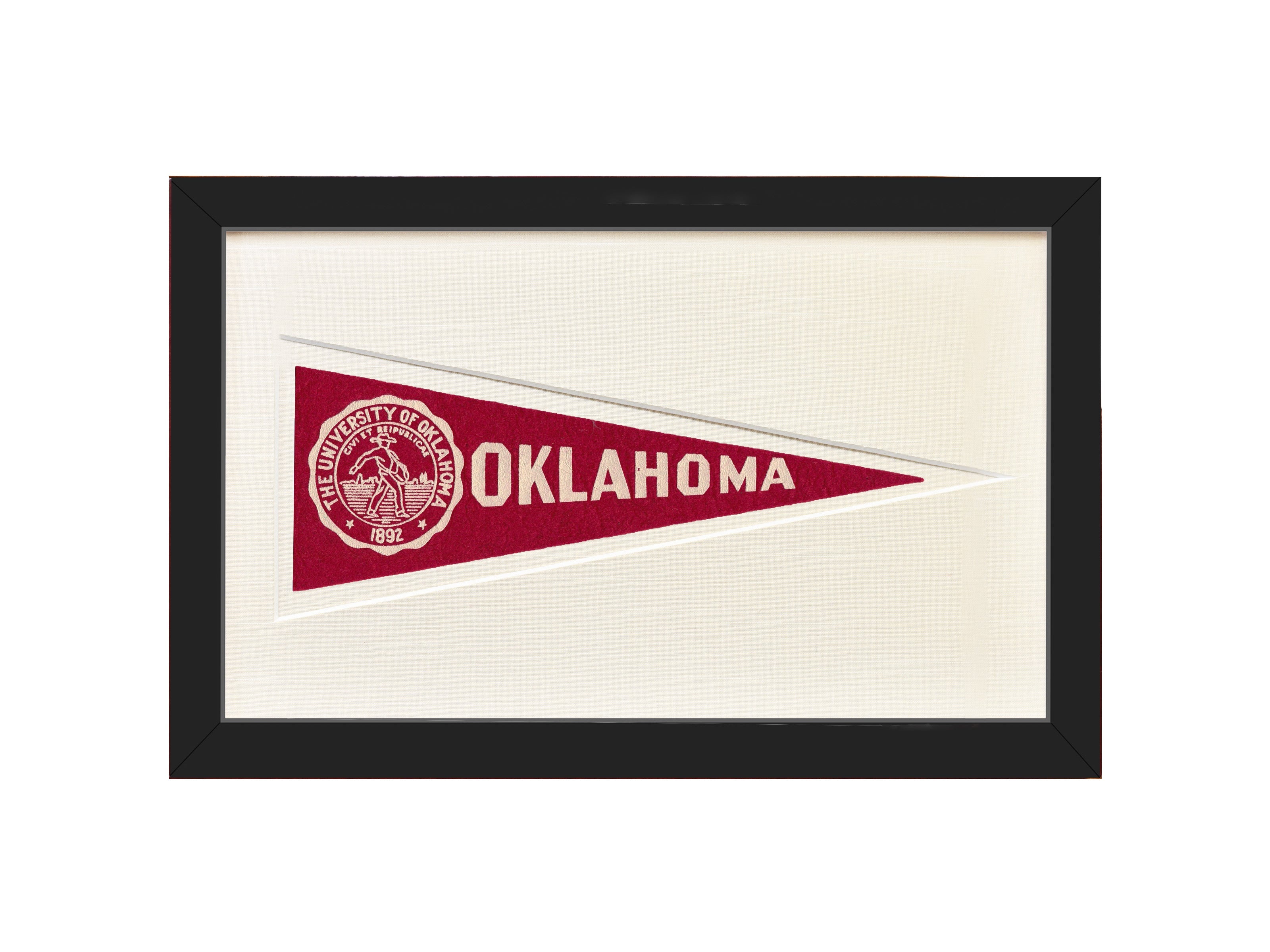 Vintage University of Oklahoma Hormel Pennant