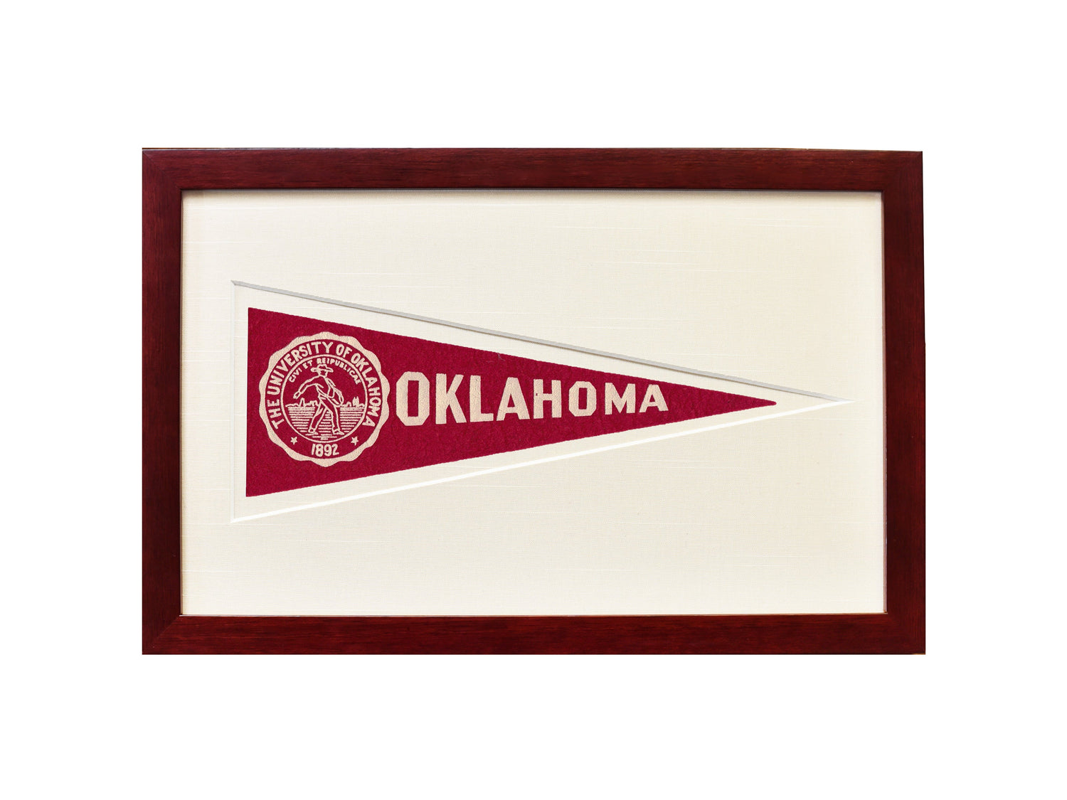 Vintage University of Oklahoma Hormel Pennant