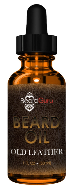 BeardGuru Old Leather Beard Oil - My American Goods