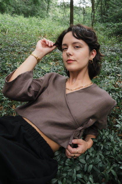 Artemis Top in Mushroom