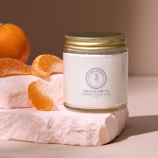Orange Cream Whipped Tallow Balm - My American Goods