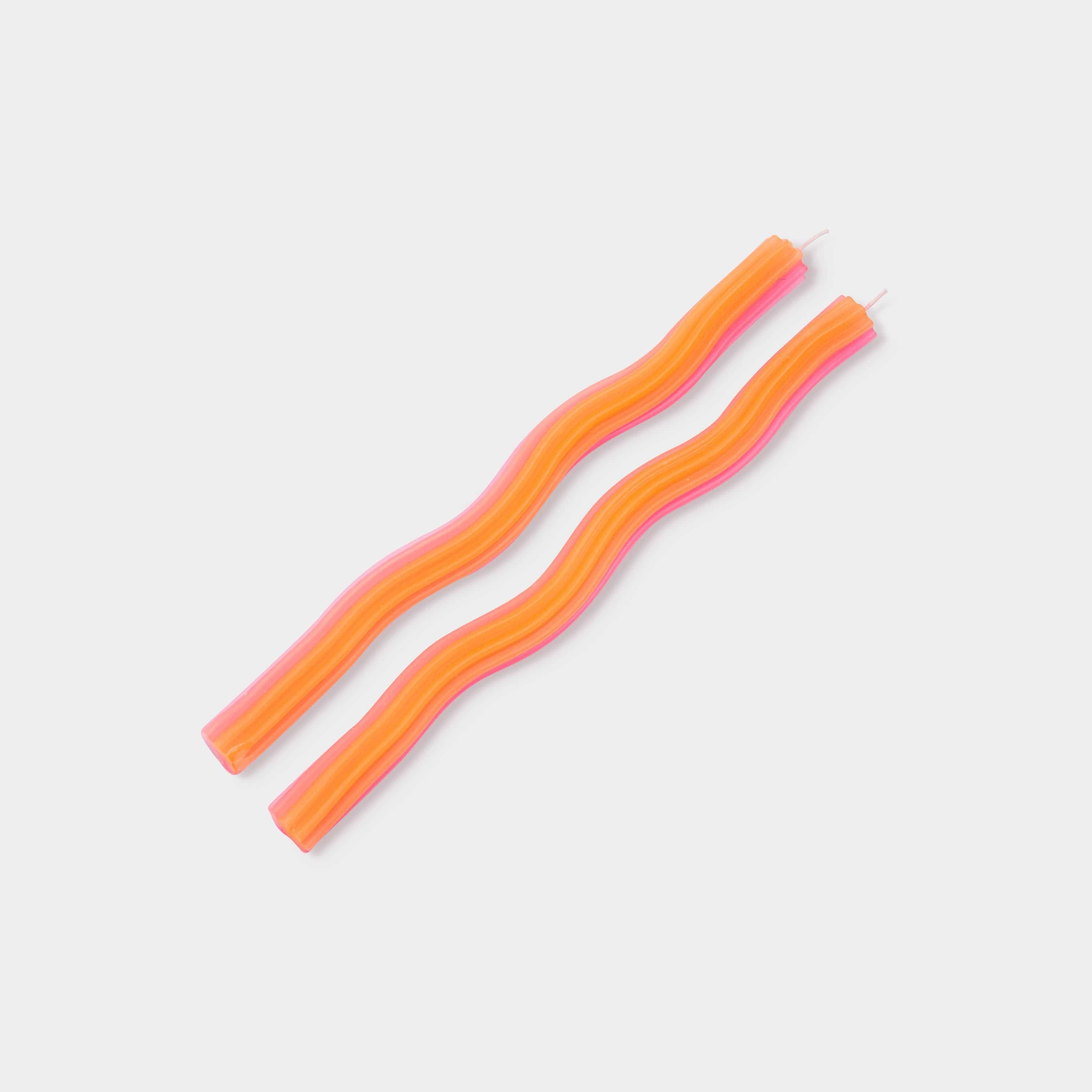 54Celsius Wiggle, Rope &amp; Pivot Candles Wiggle Candles - Orange (2 pack)