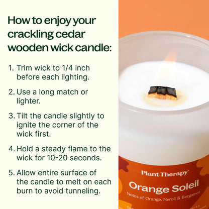 Orange Soleil Naturally Scented Candle - My American Goods