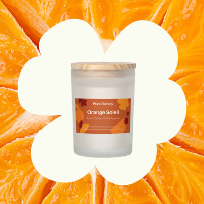 Orange Soleil Naturally Scented Candle - My American Goods