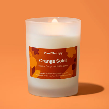 Orange Soleil Naturally Scented Candle - My American Goods