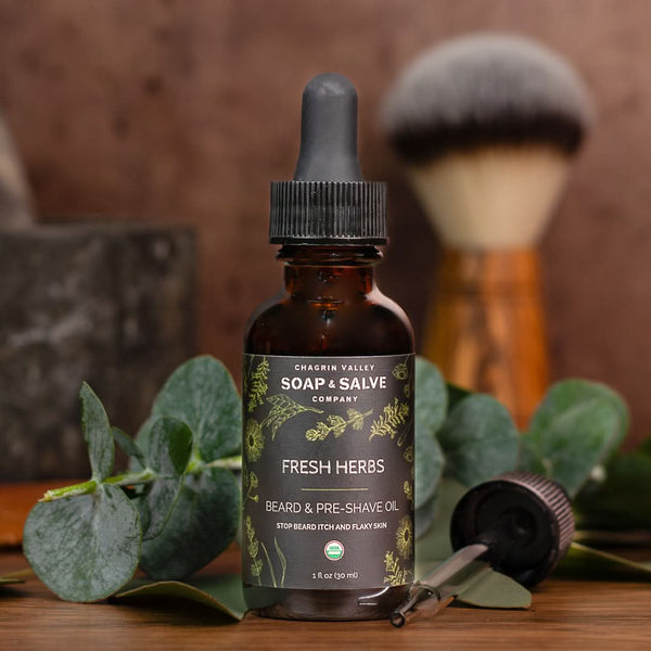 Beard & Pre-Shave Oil: Fresh Herbs Scent - My American Goods