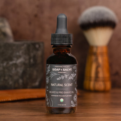 Beard &amp; Pre-Shave Oil: Natural Scent