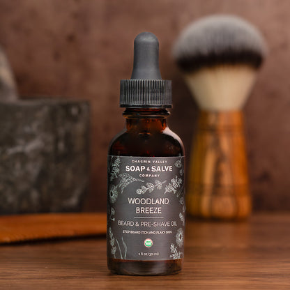 Beard &amp; Pre-Shave Oil: Woodland Breeze Scent