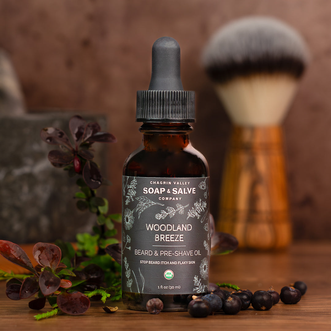 Beard &amp; Pre-Shave Oil: Woodland Breeze Scent