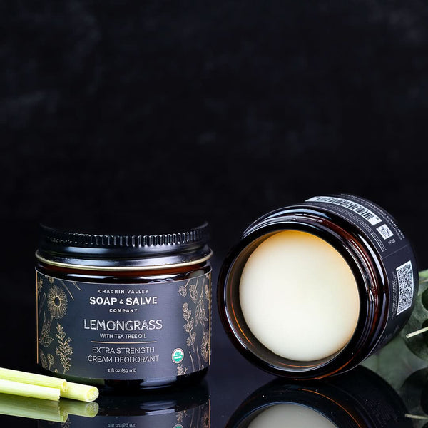 Deodorant Cream: Extra Strength Lemongrass Tea Tree - My American Goods
