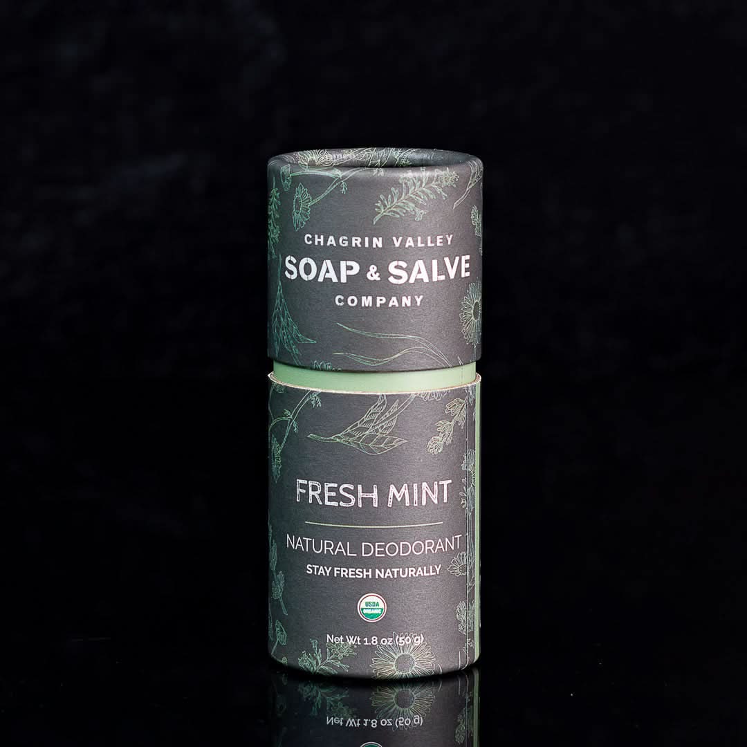 Chagrin Valley Soap &amp; Salve Deodorant Net Wt 1.8 oz (50 g) Deodorant: Stick Fresh Mint