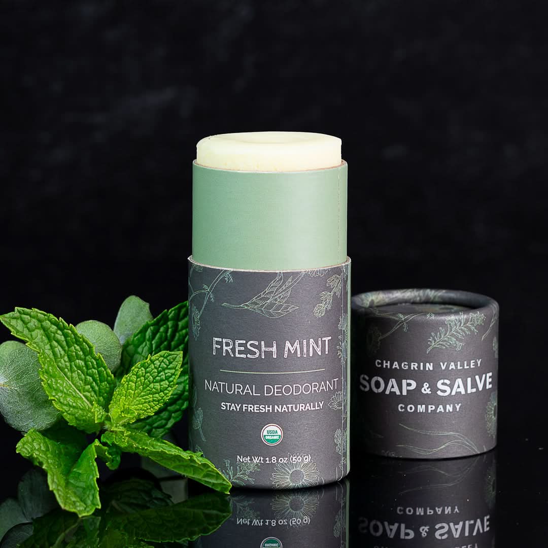 Chagrin Valley Soap &amp; Salve Deodorant Net Wt 1.8 oz (50 g) Deodorant: Stick Fresh Mint