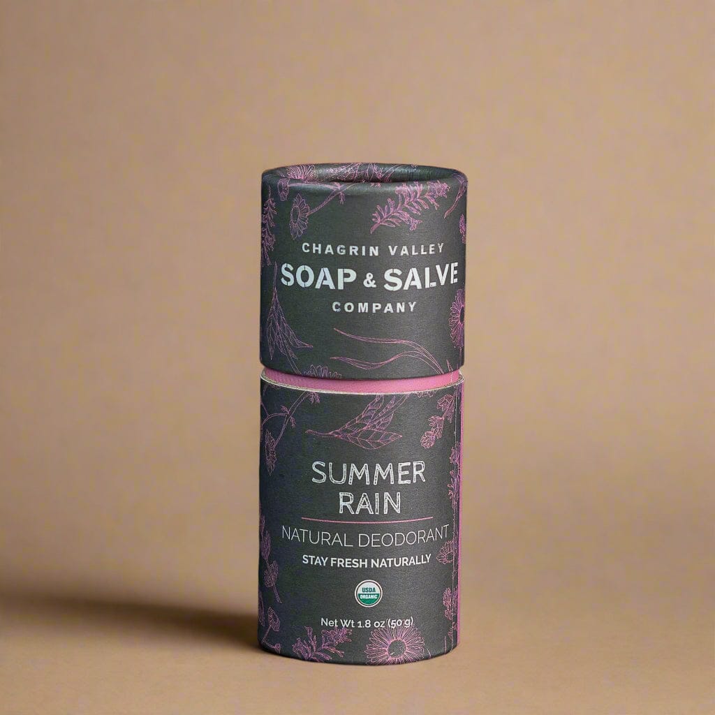 Chagrin Valley Soap &amp; Salve Deodorant Net Wt 1.8 oz (50 g) Deodorant: Stick Summer Rain