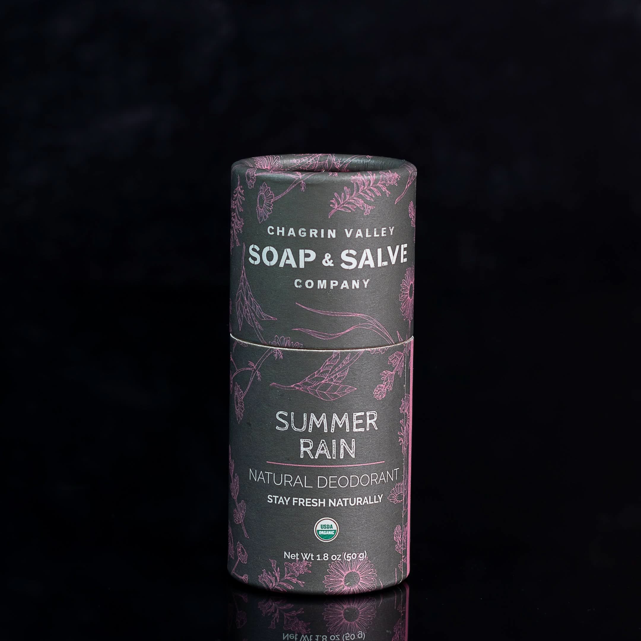 Chagrin Valley Soap &amp; Salve Deodorant Net Wt 1.8 oz (50 g) Deodorant: Stick Summer Rain