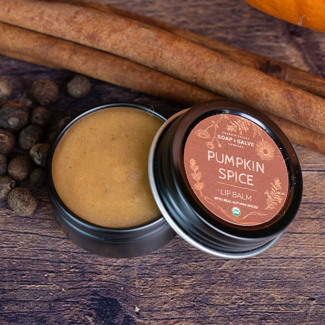 Chagrin Valley Soap &amp; Salve Lip Balm 0.5 fl oz Tin Lip Balm: Pumpkin Spice