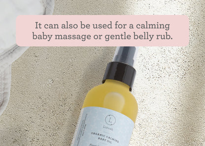 ORGANIC CALMING BABY OIL Nourishing, Soothing, Calming - My American Goods