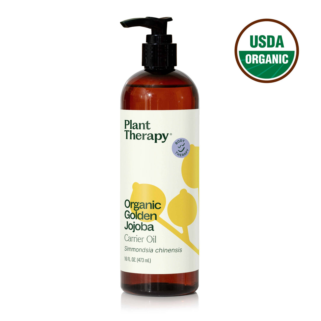 Plant Therapy Body Care 16 oz Organic Golden Jojoba Carrier Oil
