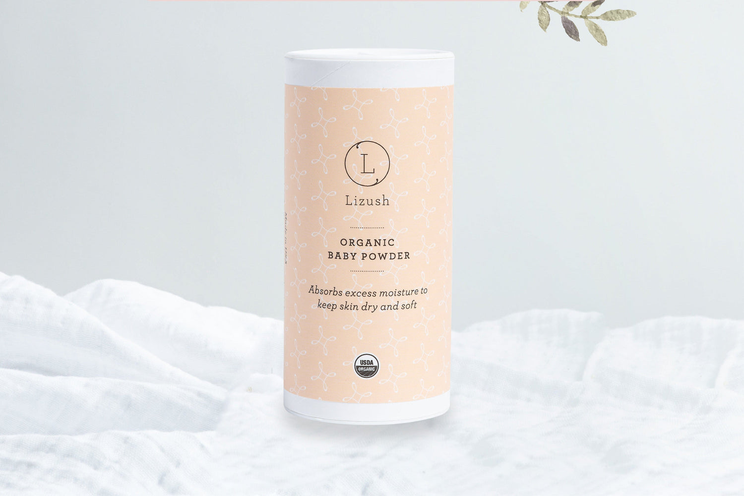 Lizush ORGANIC BABY POWDER - Talc Free