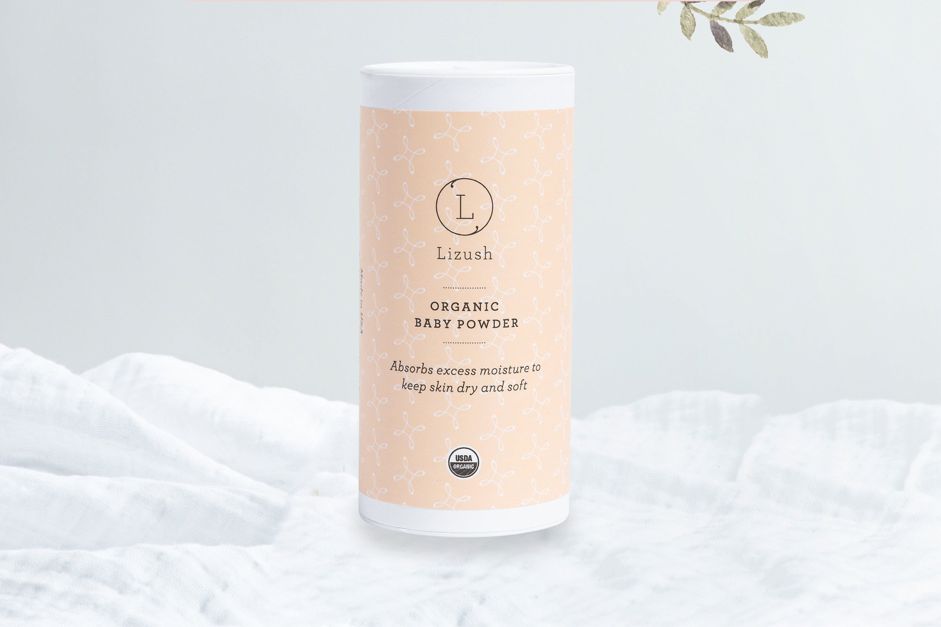 Lizush ORGANIC BABY POWDER - Talc Free