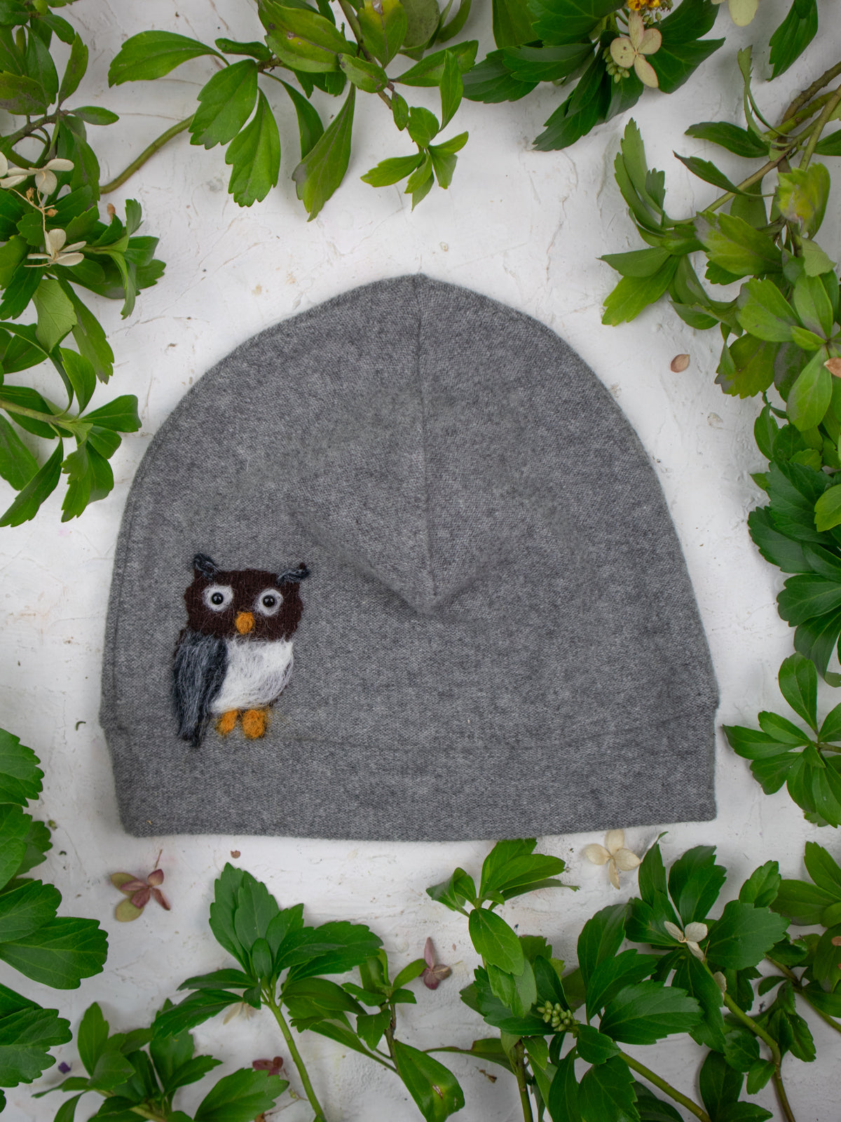 Owl Cashmere Hat - Child - My American Goods