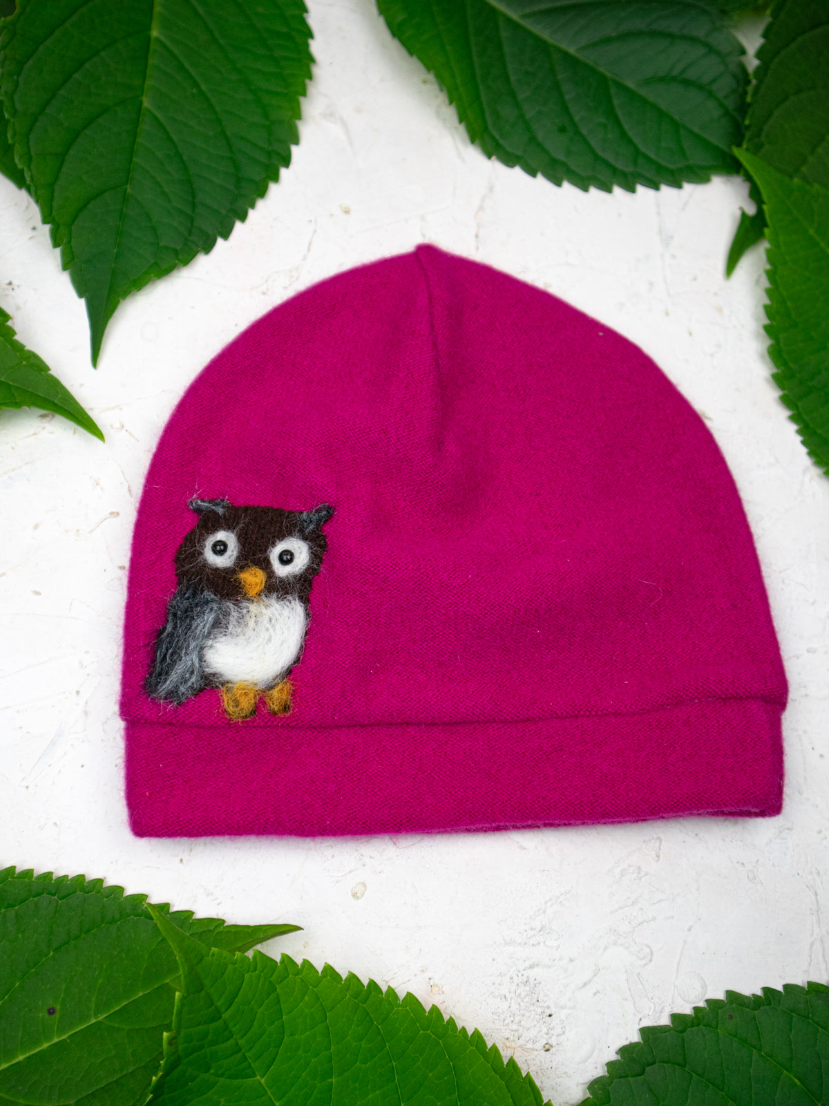 Owl Cashmere Hat - Child - My American Goods