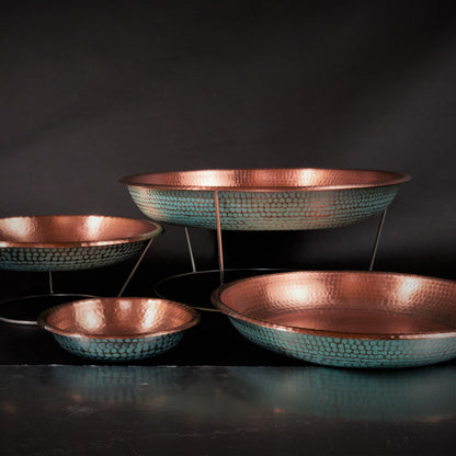 Sertodo The Copper Verdigris Oyster Tray