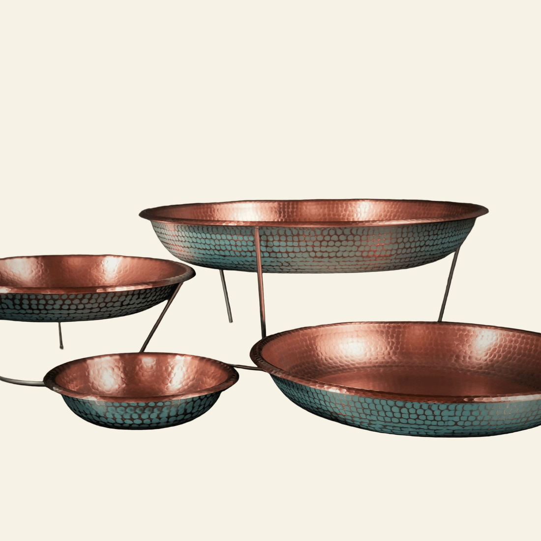 The Copper Verdigris Oyster Tray