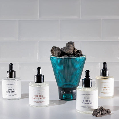 OZAIZ Lava Rock Diffuser Teal / Fig &amp; Flowers ZAI Lava Rock Diffuser - Fig &amp; Flowers