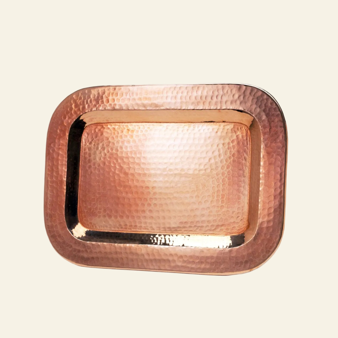 Sertodo Plates &amp; Platters 16" x 11" Copper Thessaly Rectangle Platter