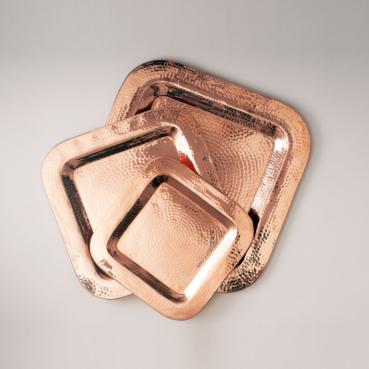 Sertodo Plates &amp; Platters 14" Copper Thessaly Square Platter