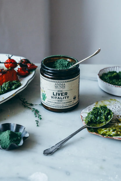 Anima Mundi Herbal supplements LIVER VITALITY Super Greens | Daily Cleansing Powder*