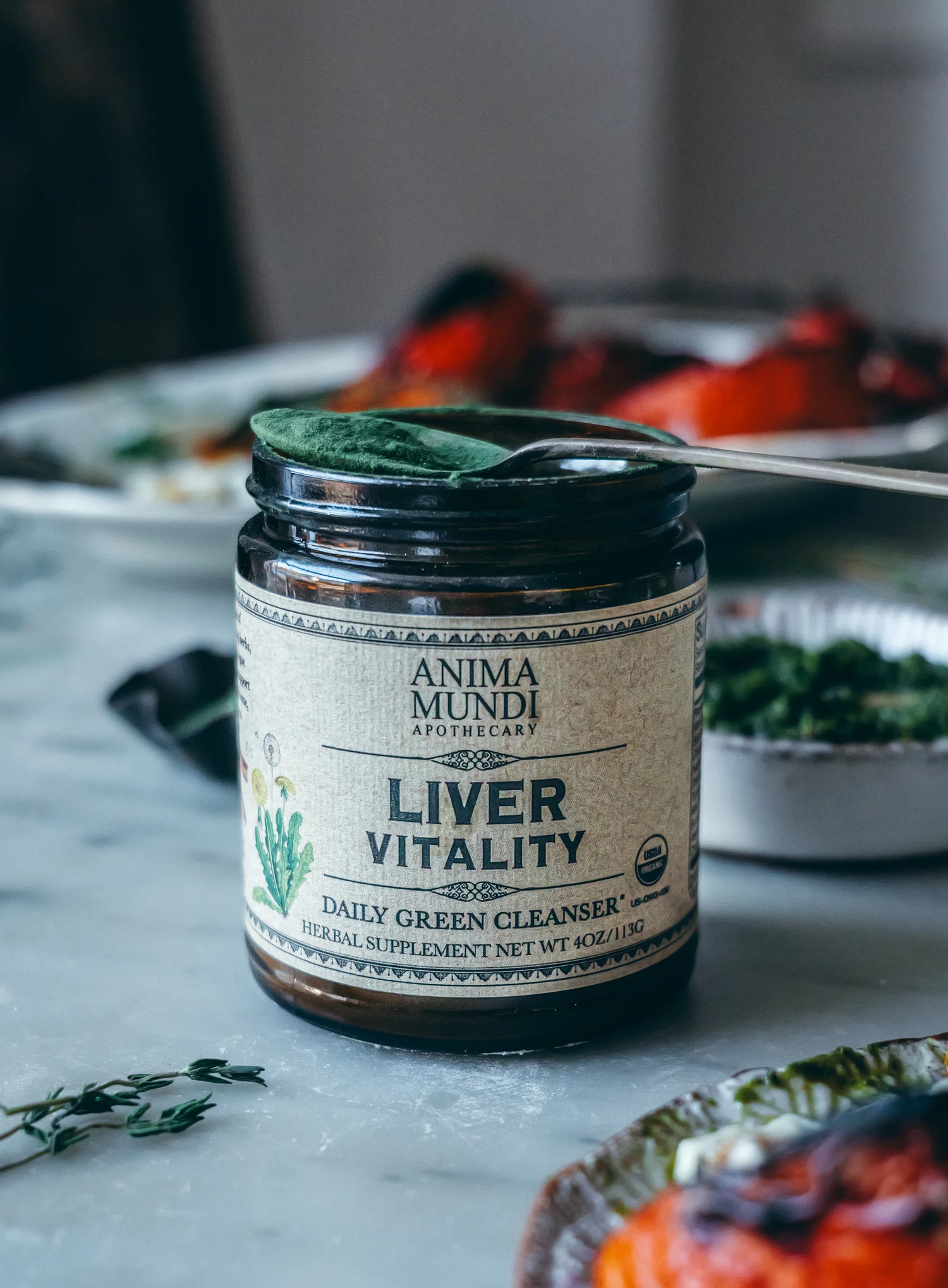 Anima Mundi Herbal supplements LIVER VITALITY Super Greens | Daily Cleansing Powder*
