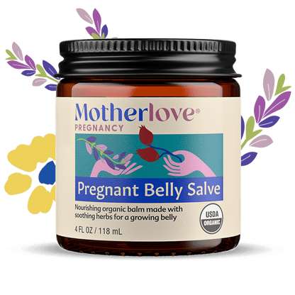 Motherlove Herbal Company Pregnancy 4 oz Pregnant Belly Salve