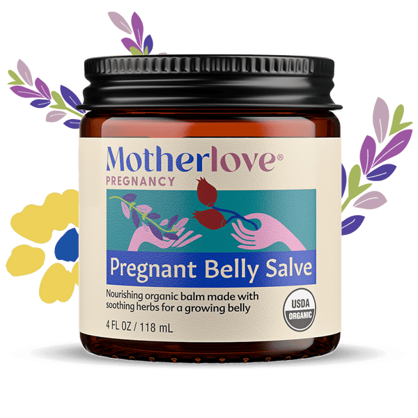 Motherlove Herbal Company Pregnancy 4 oz Pregnant Belly Salve