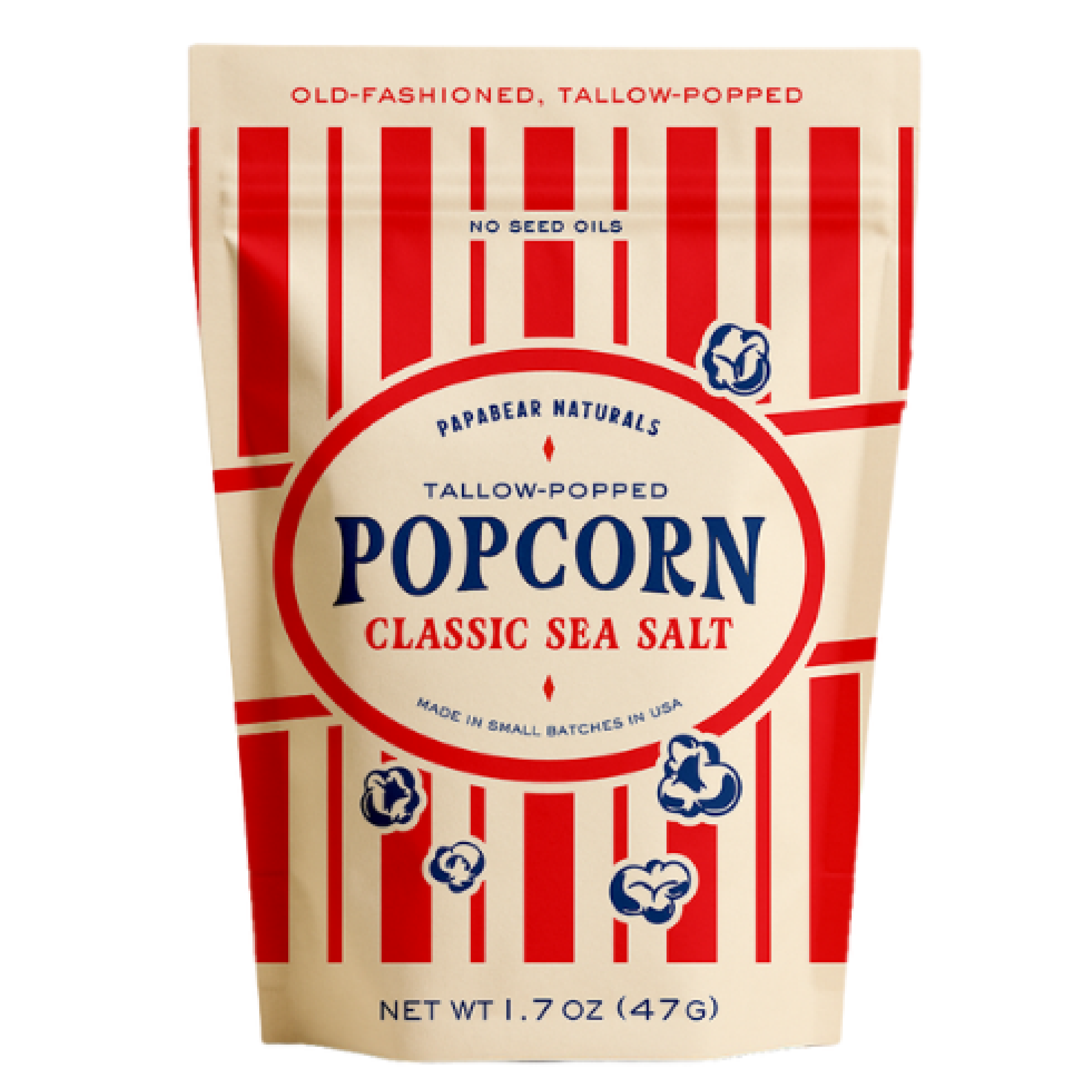 Tallow-Popped Popcorn (8 Pack)