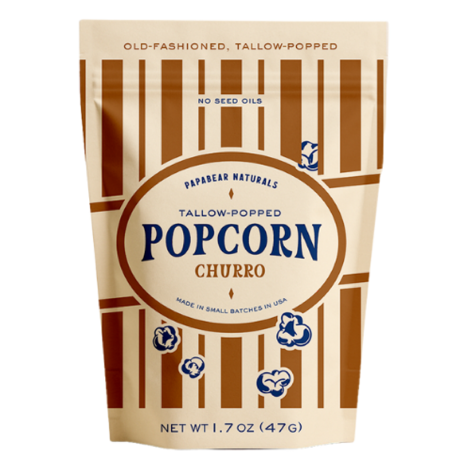 Tallow-Popped Popcorn (8 Pack)