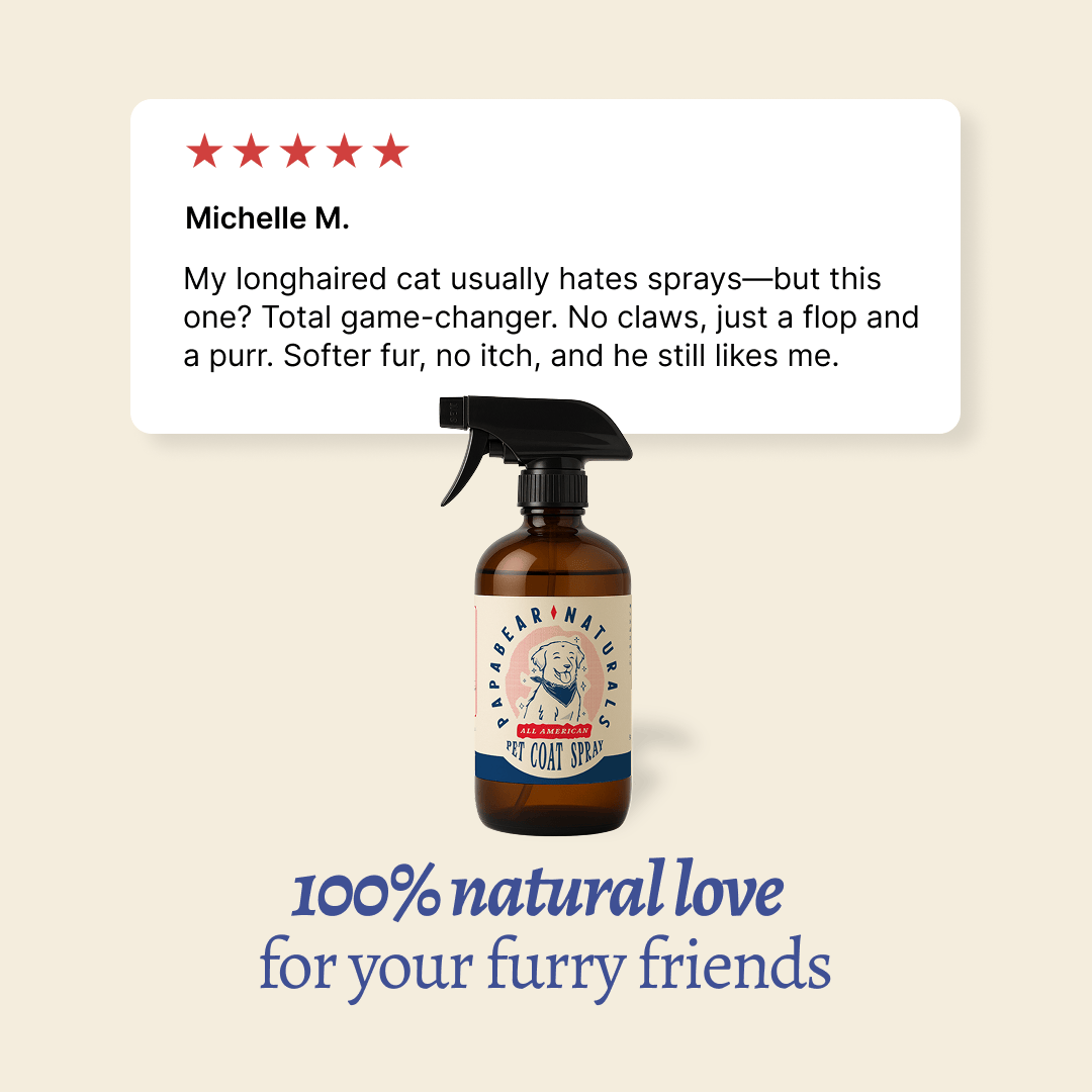 PapaBear Naturals All American Pet Coat Spray 8 oz
