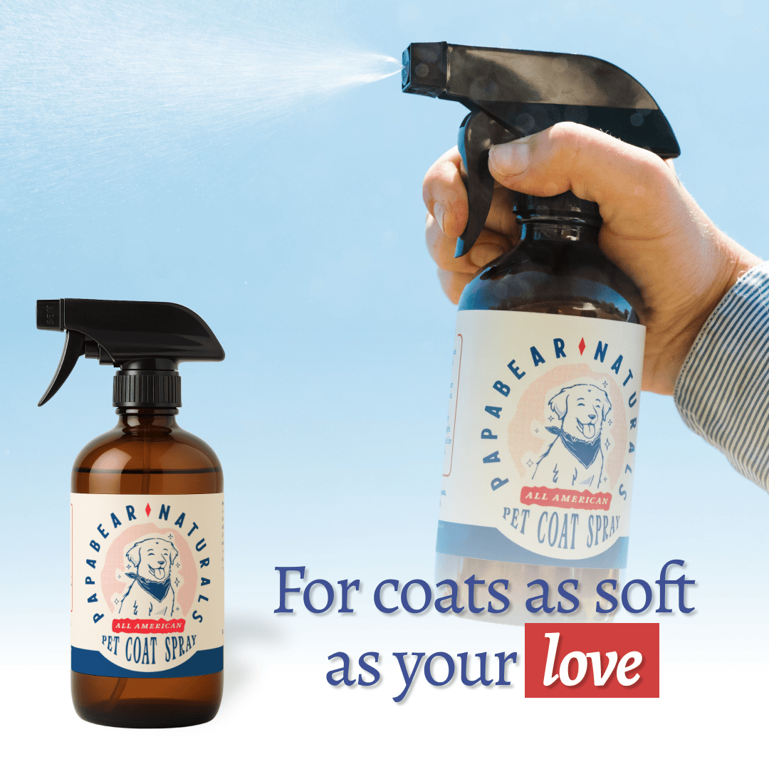 PapaBear Naturals All American Pet Coat Spray 8 oz