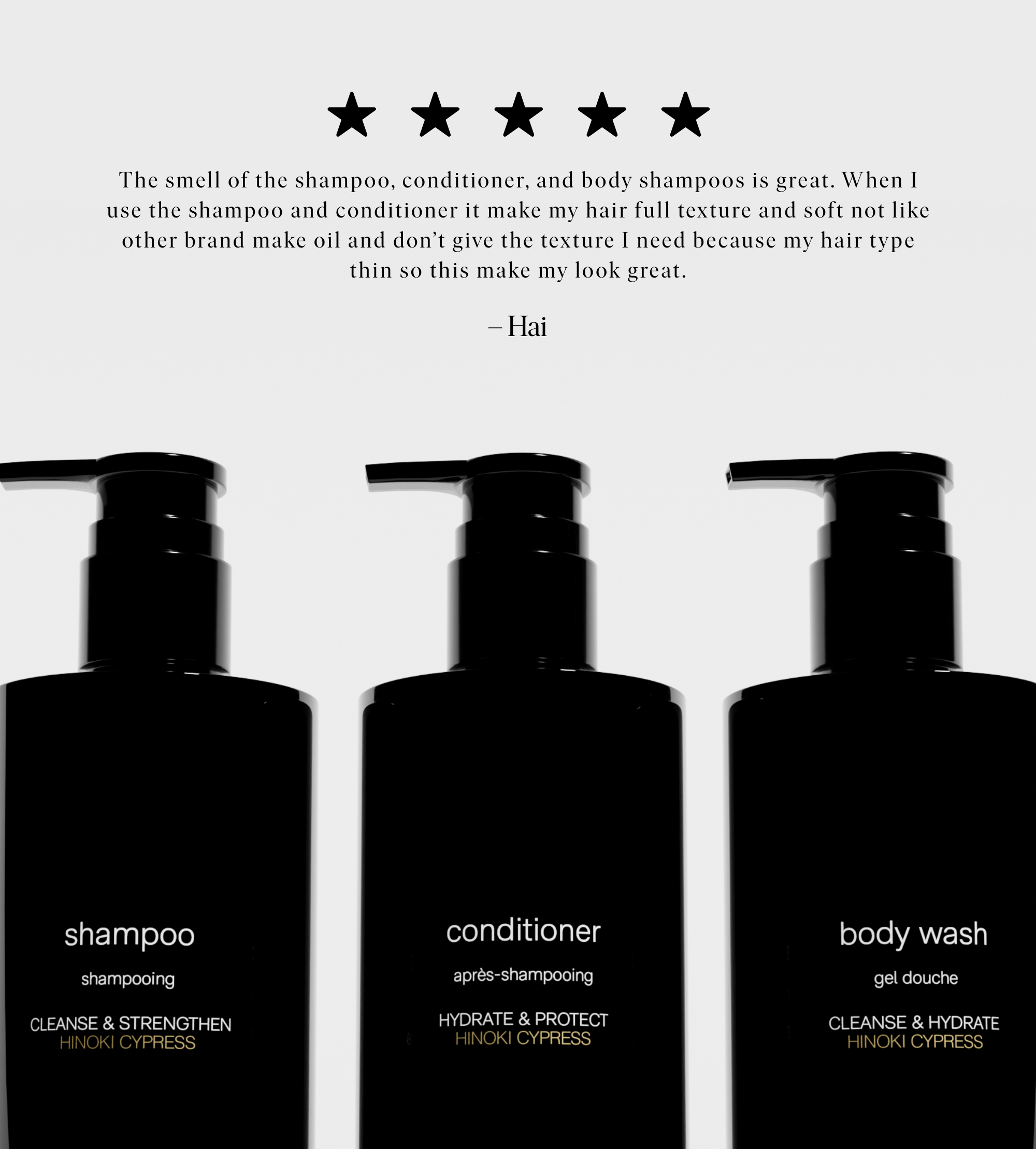 JACK HENRY Shower Trio Set