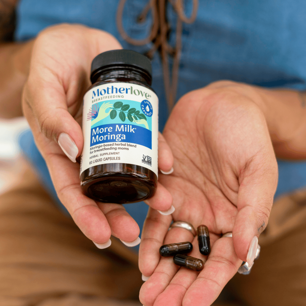 Motherlove Herbal Company Breastfeeding More Milk® Moringa - Liquid Capsules