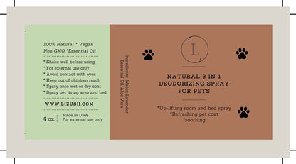 Natural Deodorizing spray for PETS - My American Goods