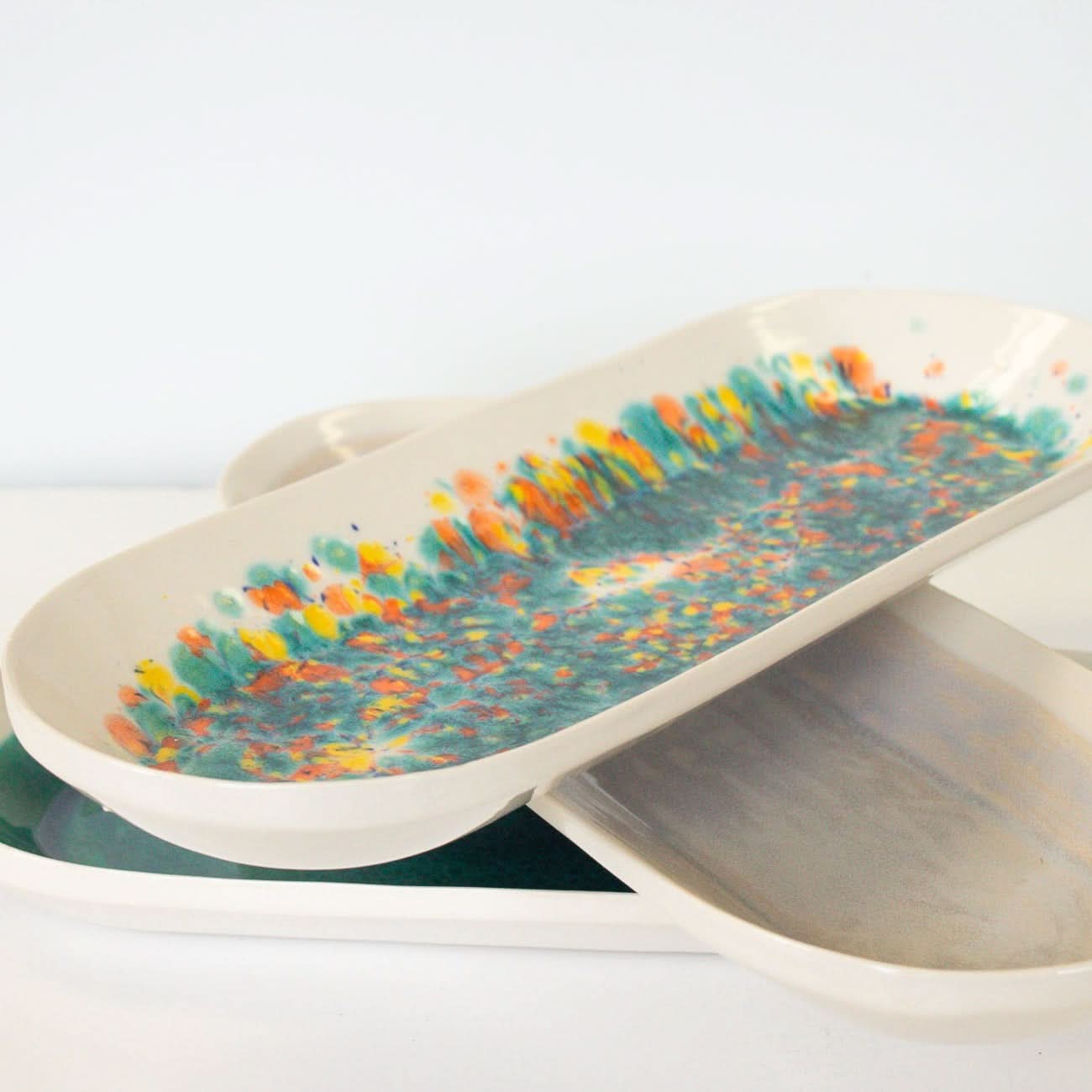 prodigalpottery Ceramic Artisan Long Oval Dish