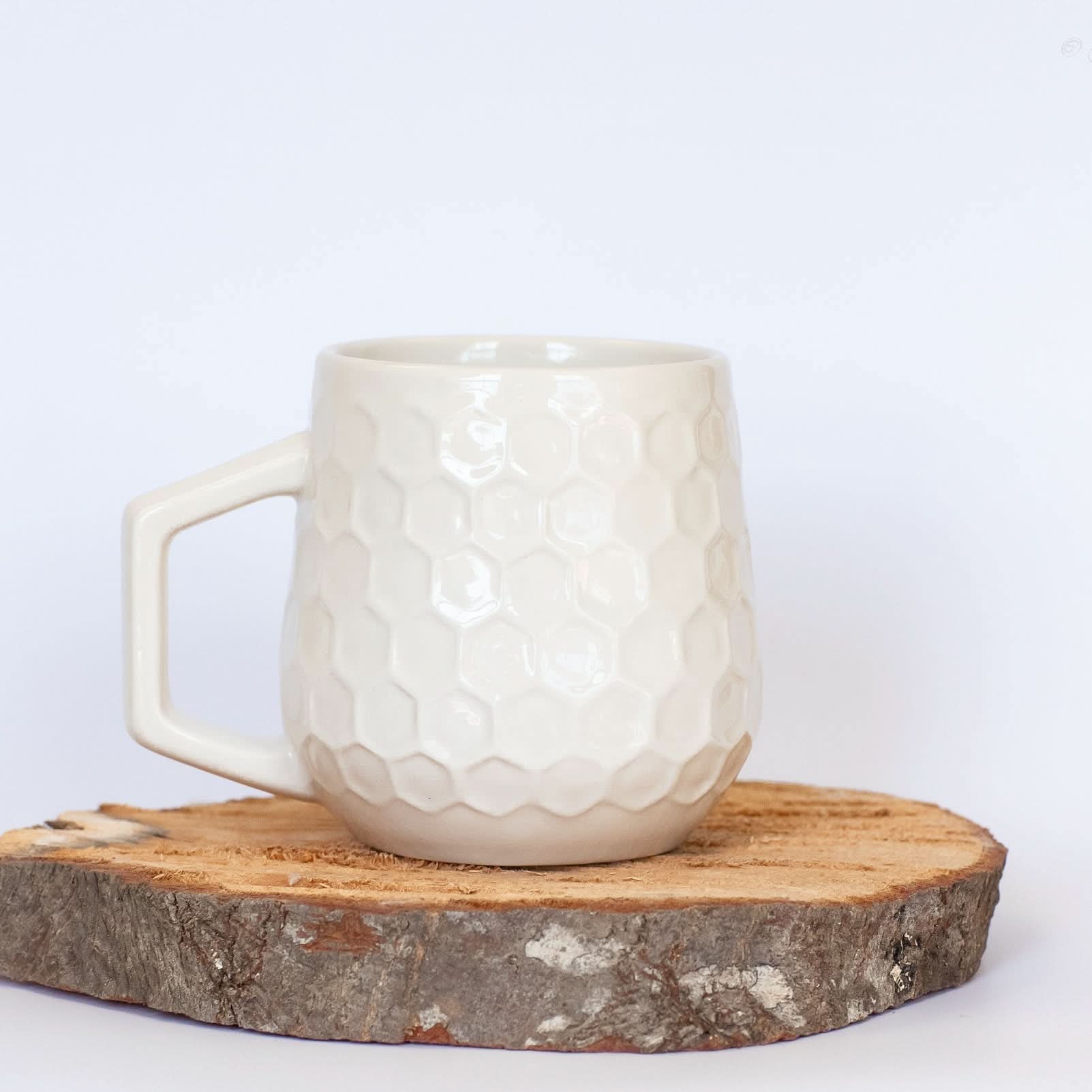 prodigalpottery Ceramic Honeycomb 12oz Mug