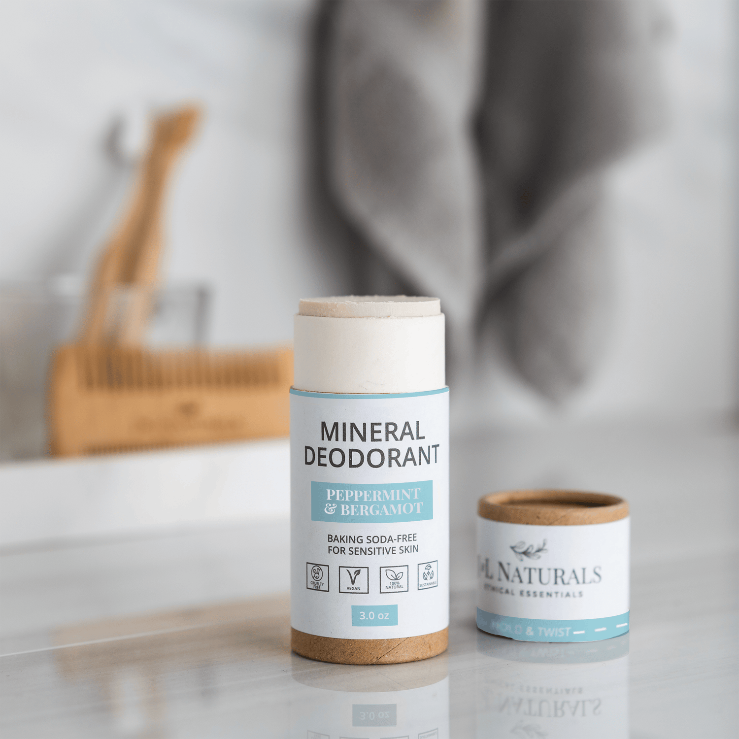 J&amp;L Naturals Deodorant Mineral (Baking Soda-Free) Deodorant