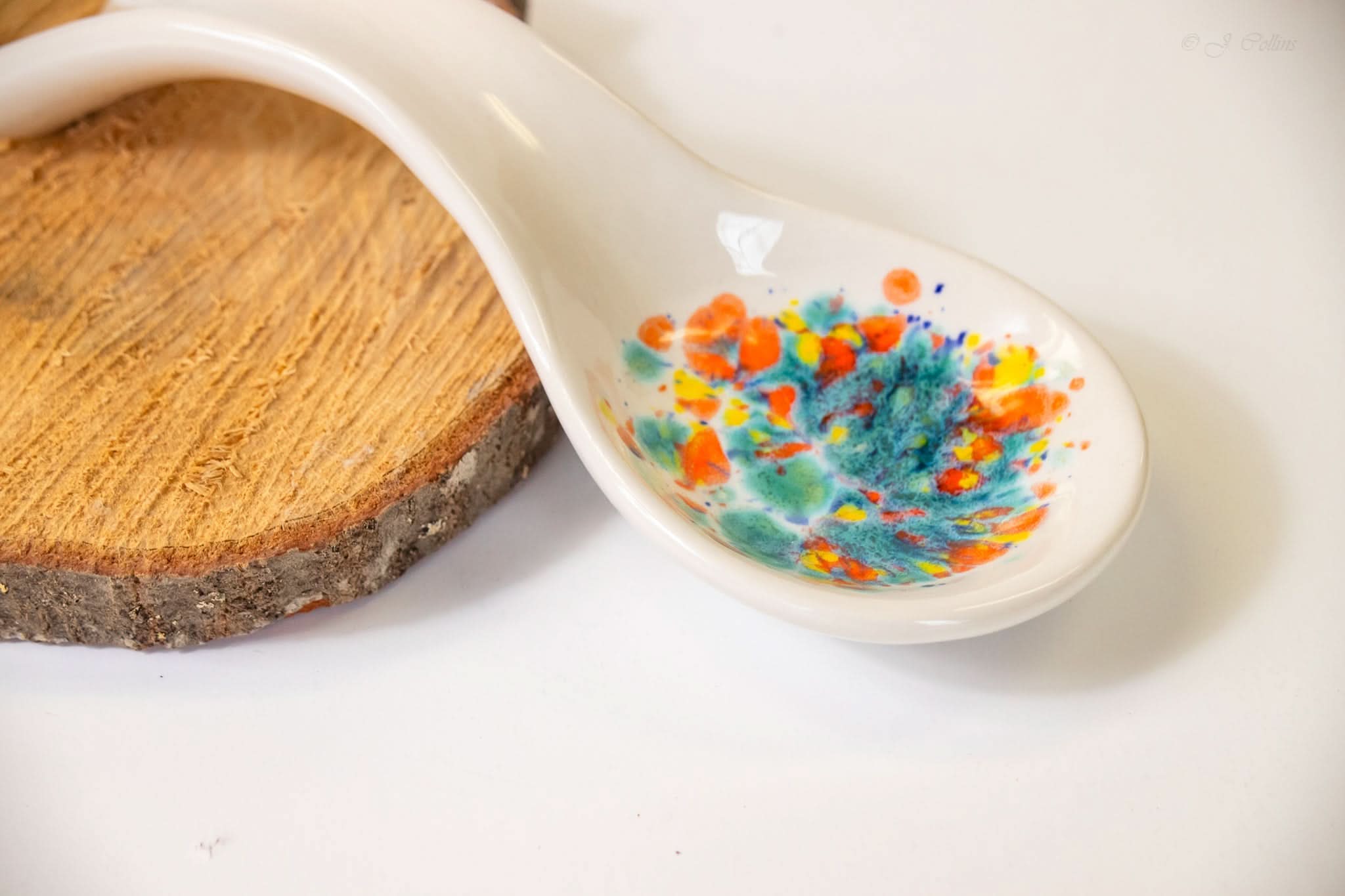 prodigalpottery Ceramic Speckled Artisan Spoon Rest