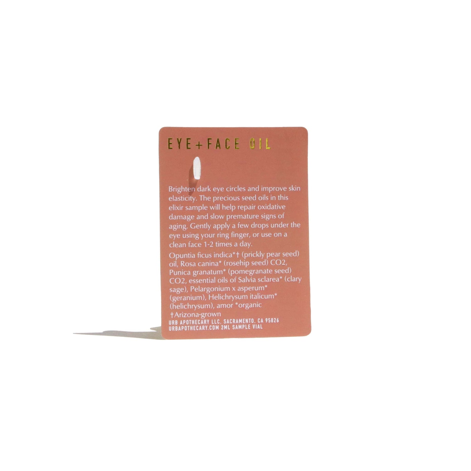 URB APOTHECARY EYE SERUM Prickly Pear Elixir