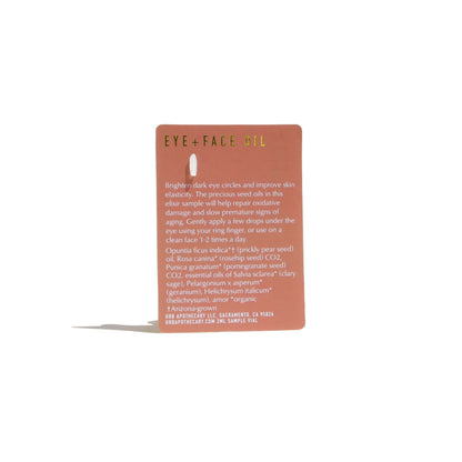 URB APOTHECARY EYE SERUM Prickly Pear Elixir
