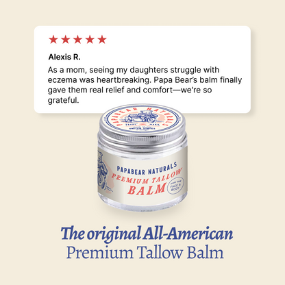 Papabear Premium Tallow Balm  2 oz