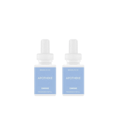 APOTHEKE Pura Smart Home Single Refills Canvas Pura Smart Scent Fragrance Refill, Set of 2
