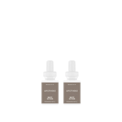 APOTHEKE Pura Smart Home Single Refills White Vetiver Pura Smart Scent Fragrance Refill, Set of 2